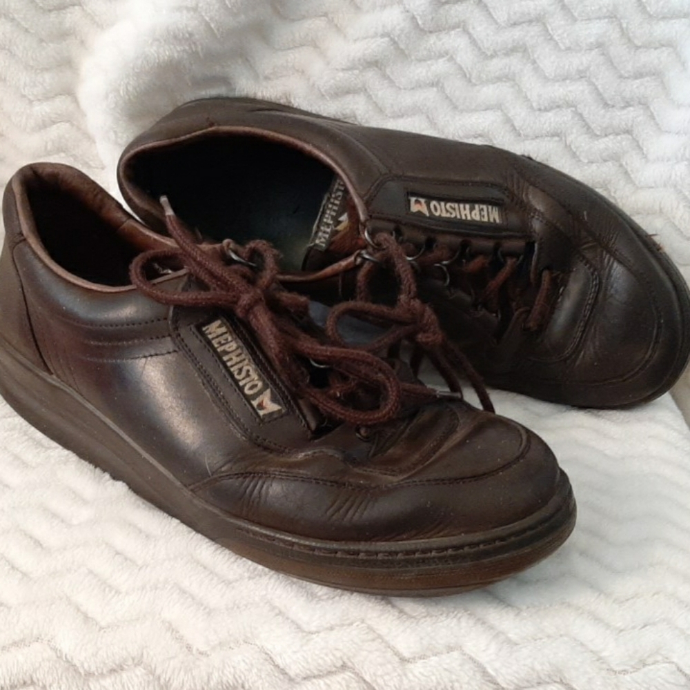 Mephisto Men's Leather Walking Shoes